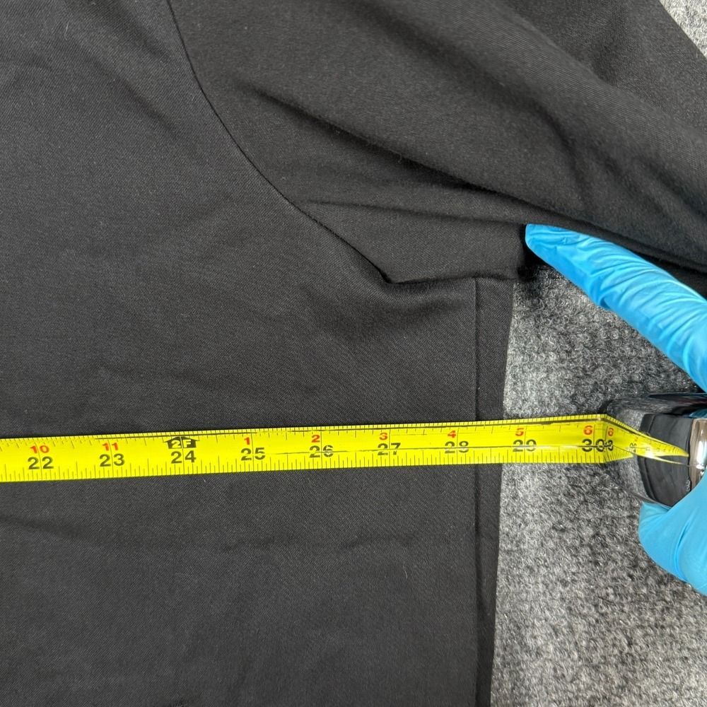 Alo Edition Sueded Jacket Snap Button Oversized Fit Black Mens Size XL #2997 - Picture 7 of 9